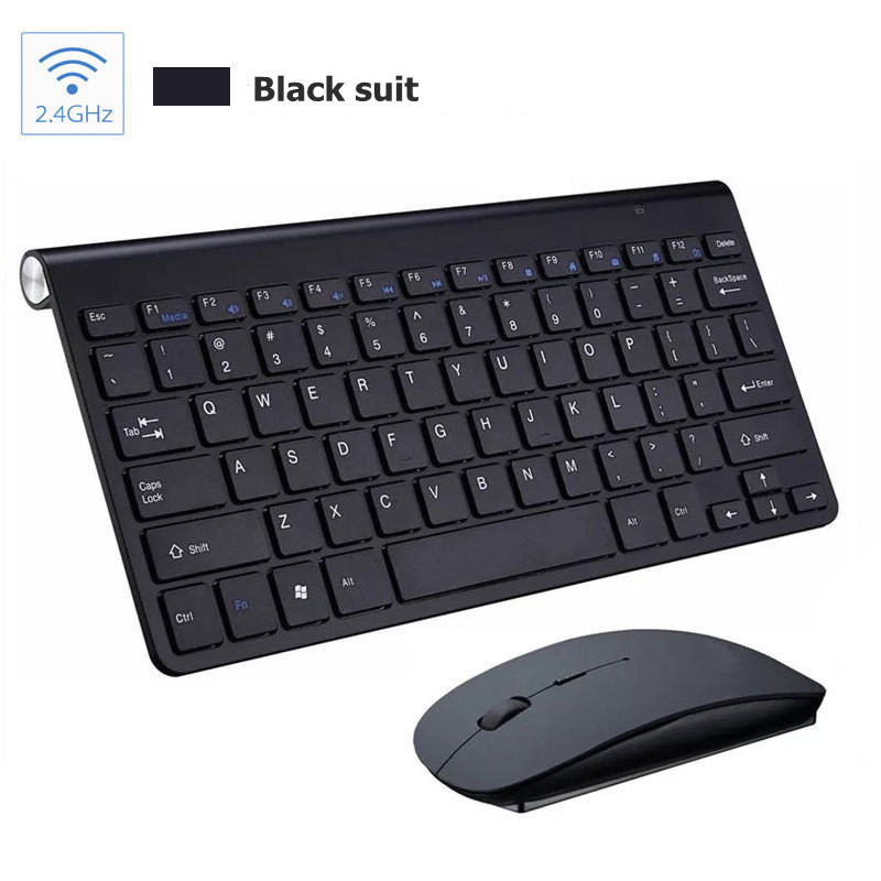 AIWO Top Seller 2021 Black/Silvery/Rose Gold 2.4Ghz Wireless Gaming MINI USB Home Office Keyboard and Mouse Combo