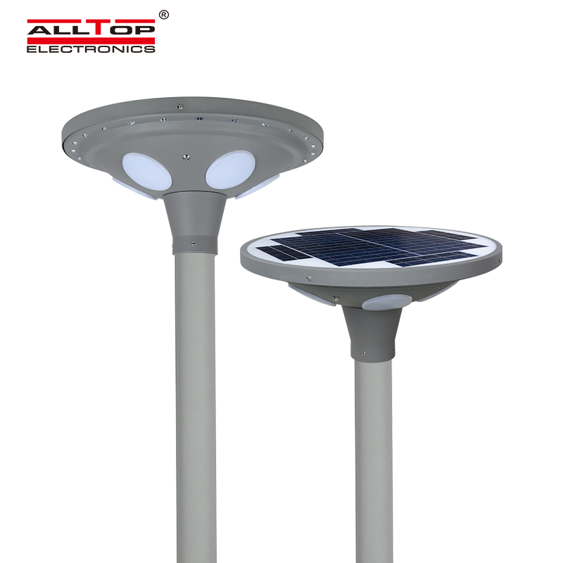 ALLTOP Ip65 Outdoor Aluminum And Acrylic Housing 30watt 60watt Solar Chargeable Led Solar Garden Light
