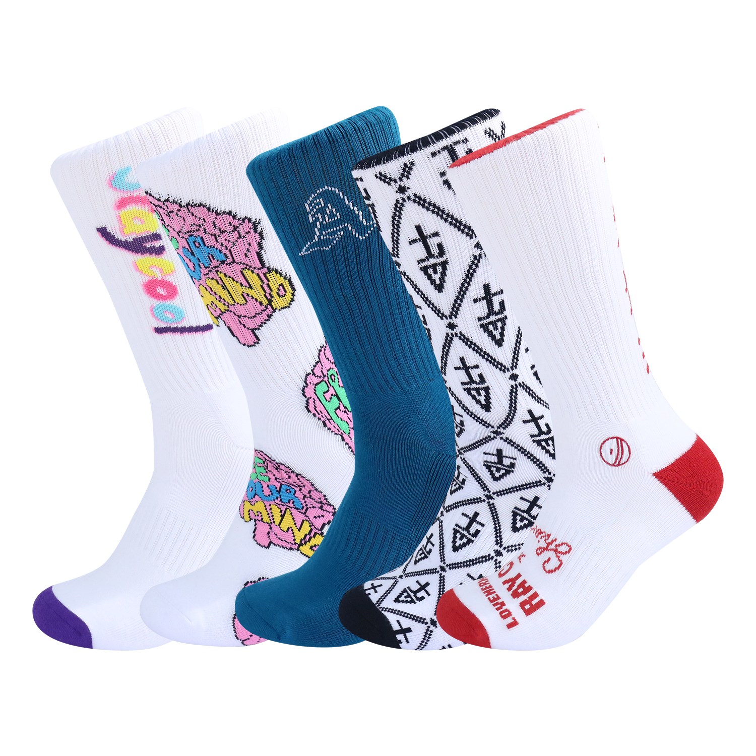 New design basketball training sport socks for men