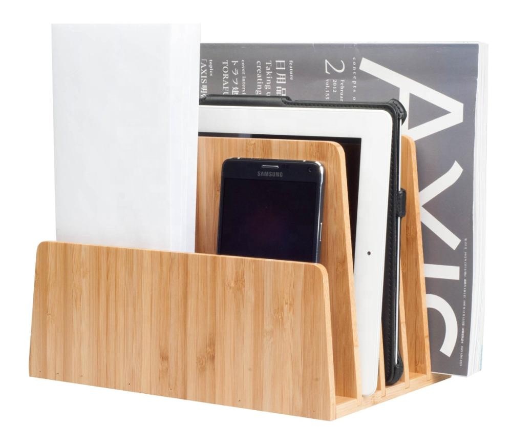 Bamboo Desktop папка органайзер и лоток для бумаги, 5 слотов