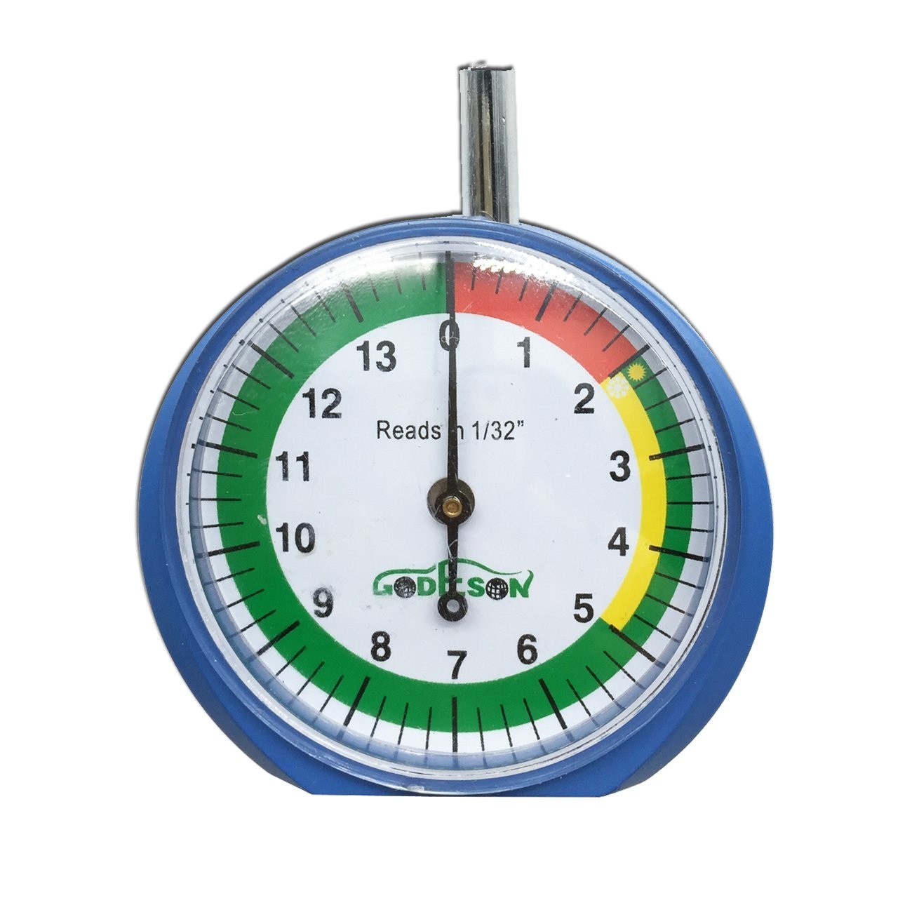 Car Tyre Tire Tread Depth Measurer tool Dial Type Tire Tread Depth Gauge Measuring Tool