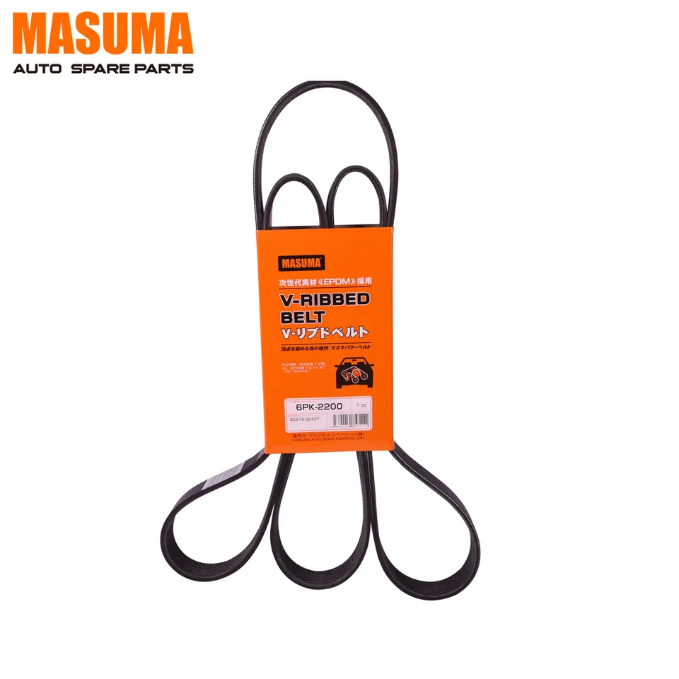 6PK-2200 MASUMA вспомогательный приводной v-образный ремень для OE 90916-02437 ремень двигателя