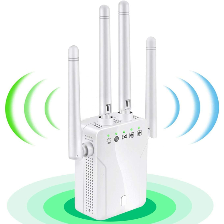 1200 Мбит/с двухдиапазонный 2,4 ГГц и 5,8 ГГц ретранслятор Wi-Fi дальнего радиуса действия беспроводной усилитель сигнала