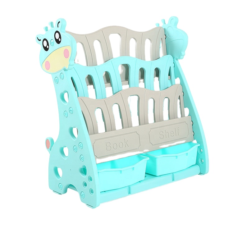 Best Quality price moderate Bookshelf Storage Easy Assembly Kids Book Rack kids toys organizer shelf