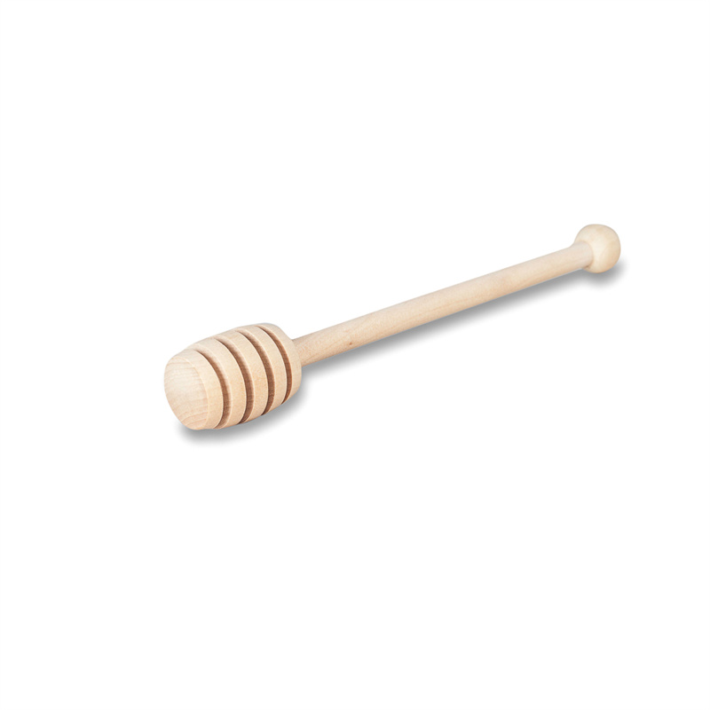 Wood Spoon For Stainless Steel Mason Jar Lid Hole Honey Pot Guest Gift With Dipper With Set