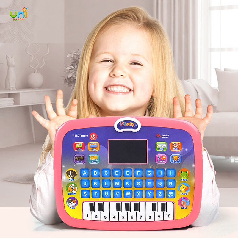 Hot Sell Toy For Kids Educational Led Screen Computer Kids Toys Learning Machine Tablet