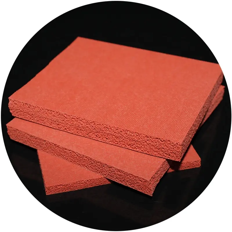 High temperature resistant silicon sponge foam pad soft silicone foam board good elasticity low density silicone foam sheets