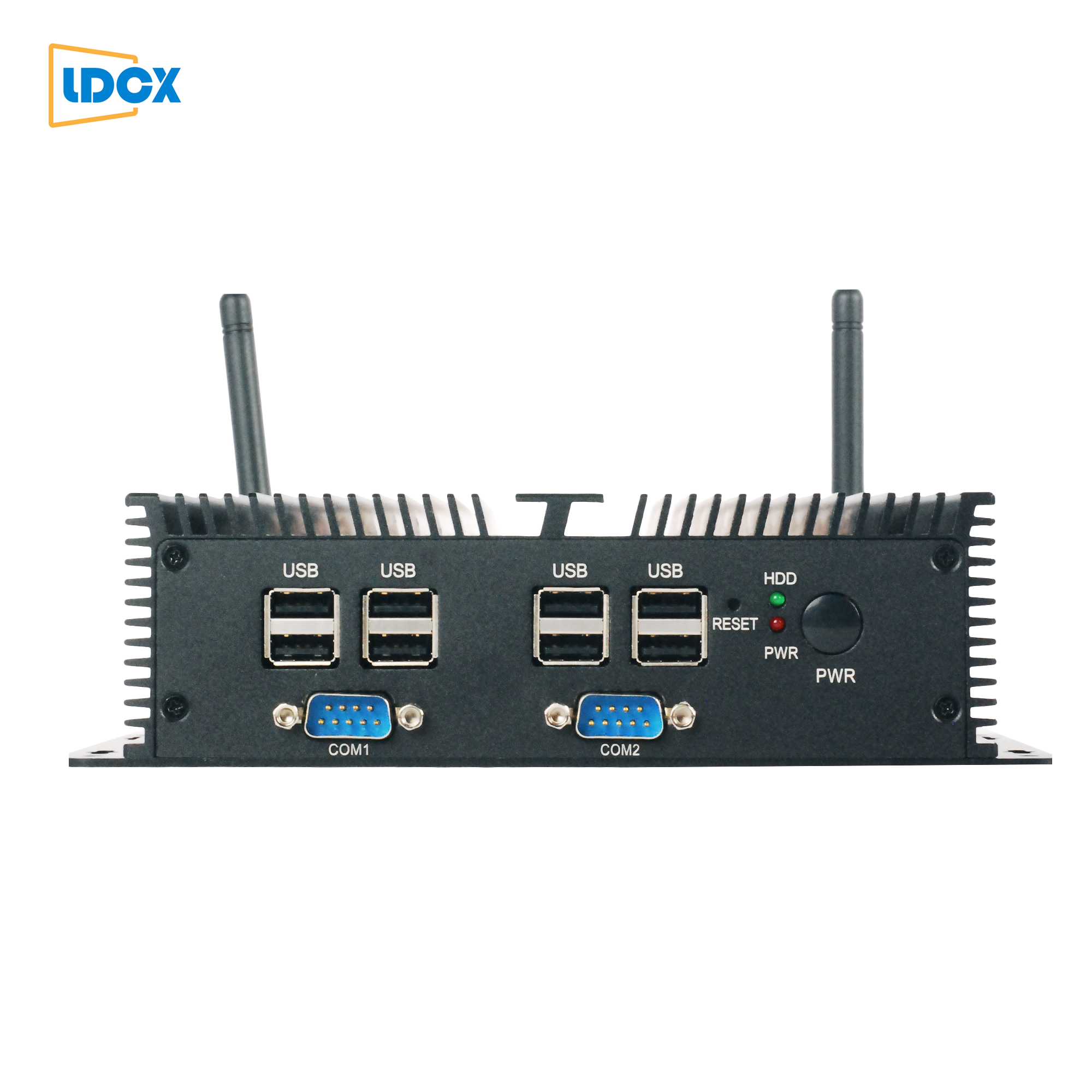 LDCX Core i7 6500U промышленный компьютер вентилятор бесплатно 6COM10USB2LAN Мини ПК