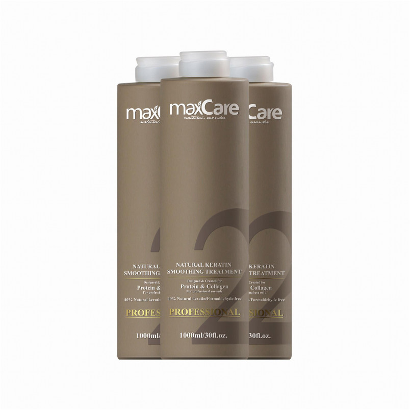 Maxcare Brazilian keratin human hair care products for human hair straightening and smoothing