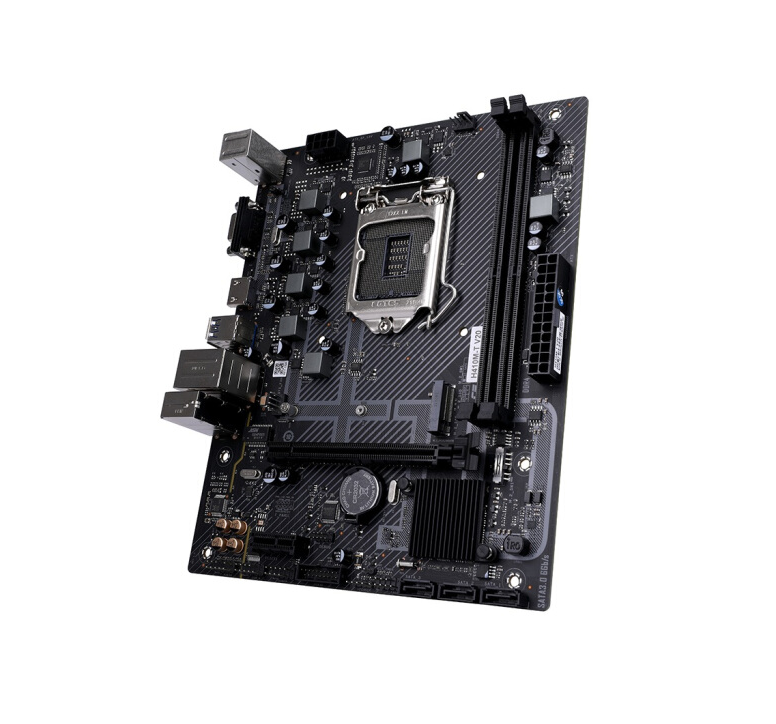 mining gaming motherboard H410M-T V20 motherboard supports tenth generation CPU 10100/10400F/10500 (Intel H410/LGA 1200)