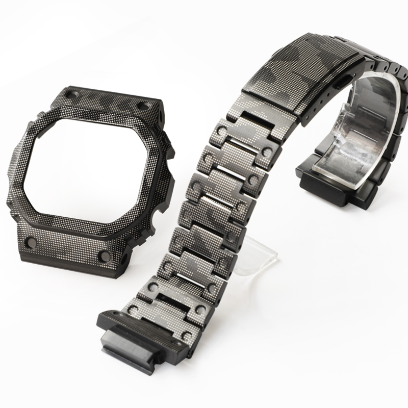 Титановый сплав G shock DW5600 GWM5610 GW5000 ремешок и чехол для часов для замены модификации