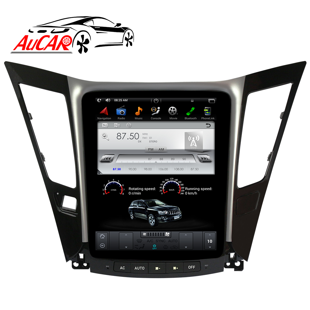 Автомагнитола AuCAR, 10,4 дюйма, Android 9, для Hyundai Sonata 2011-2014, вертикальный экран, стерео, видео, аудио, GPS, мультимедиа, головное устройство carplay