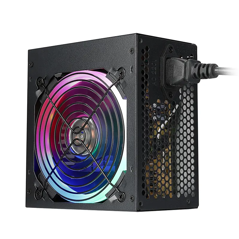 Сюрприз! Удивительный блок питания ATX 500 Вт с крутыми радужными вентиляторами