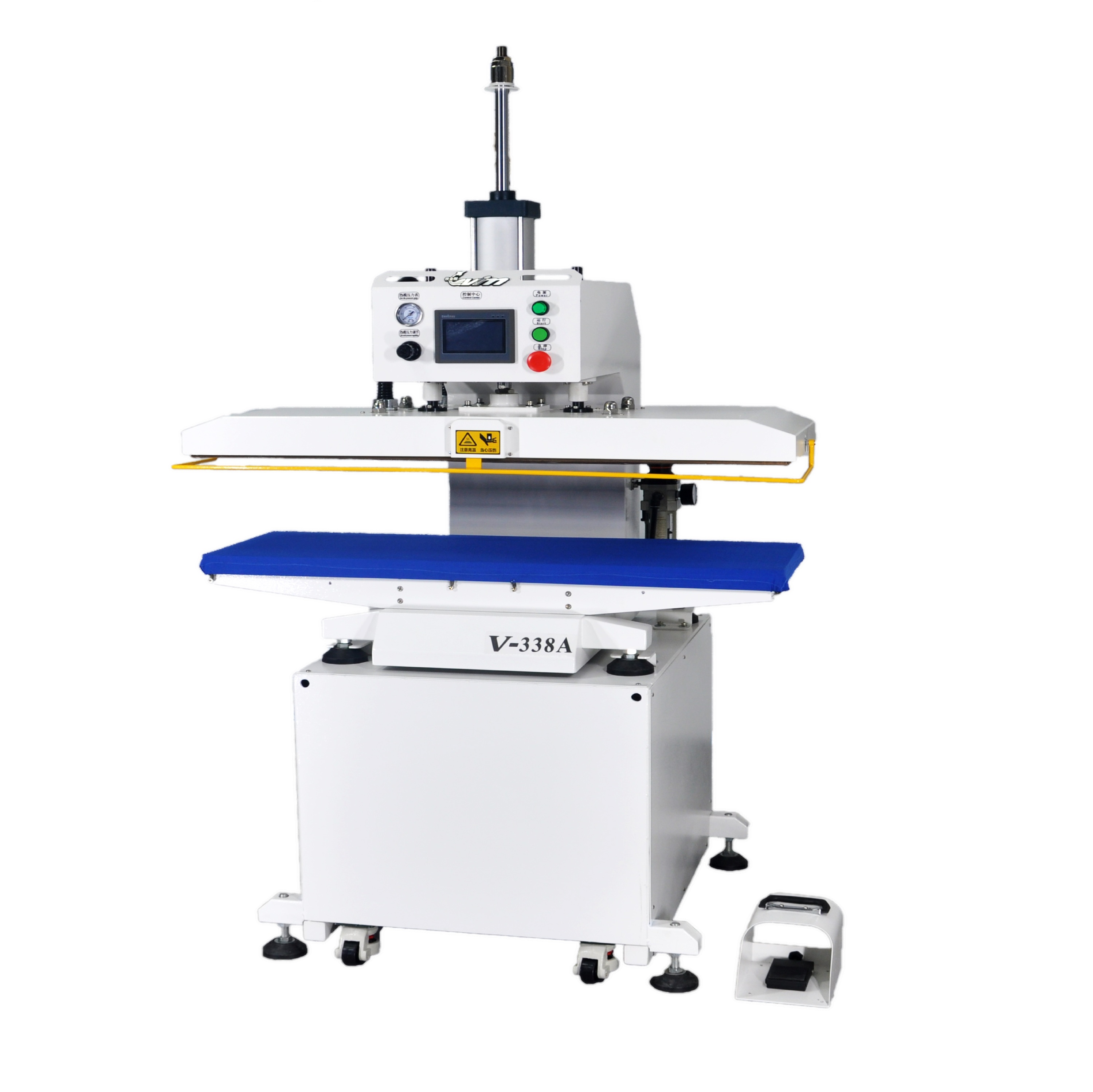 CE Approved BIG Heat Transfer pressing Machine Flat Pressing Machine High Pressure T-shirt Printing Machine for seamless zipper