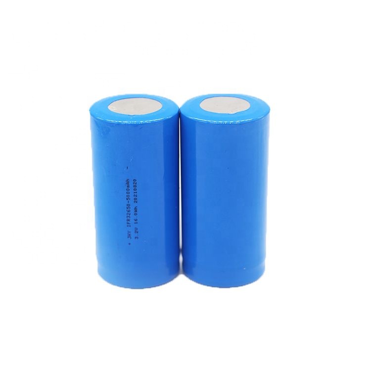 JHY cylindrical rechargeable lithium LiFePO4 battery 32650 3.2V 6000mAh lithium battery