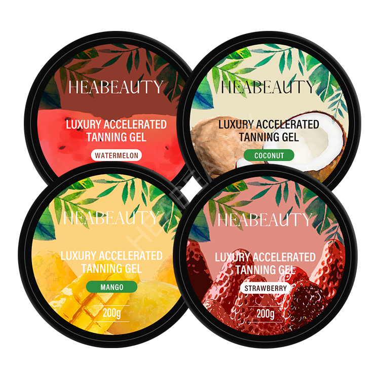 Бронзер HEABEAUTY высокого уровня на заказ натуральный дубленый тон кожи УФ Бронзовый гель для экстремального загара крем для загара
