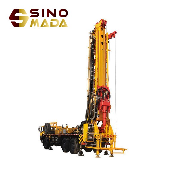 Hydraulic Crawler Borehole Multifunction With Air Compressor Mud Pump Water Well Drilling Rig Machine