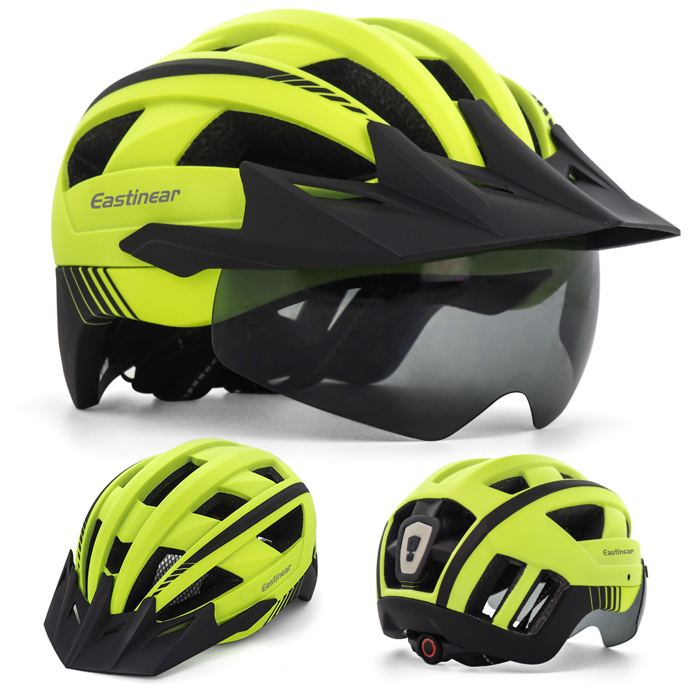 Eastinear OEM ODM biker helmet bike cascos para ciclismo scooter helm football offroad air soft helmet visor with light bicycle