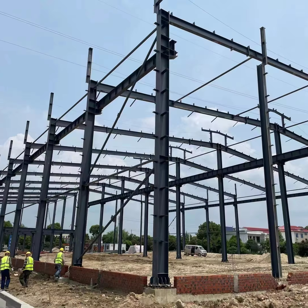 One year warranty metal warehouse steel structure can be made into exhibition halls halls warehouses and other buildings