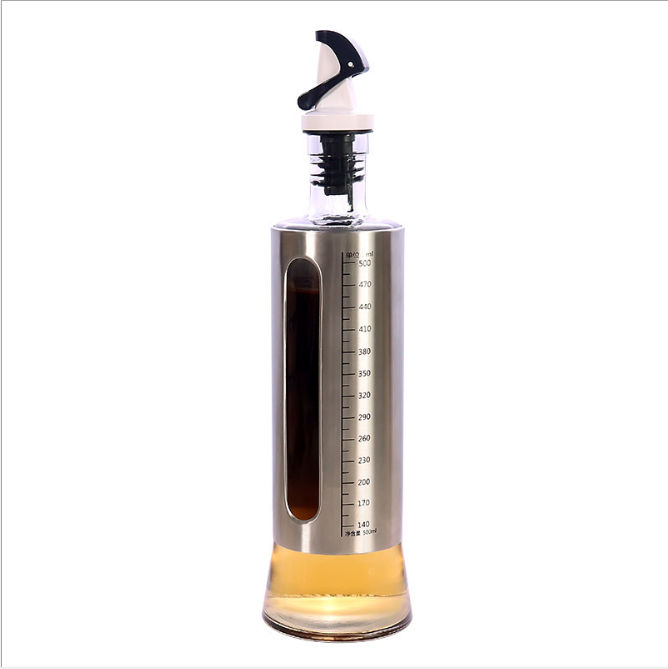 shanghai wholesale factory direct soy sauce cruet seasoning dressing Oil and Vinegar Dispenser pourer glass Bottles