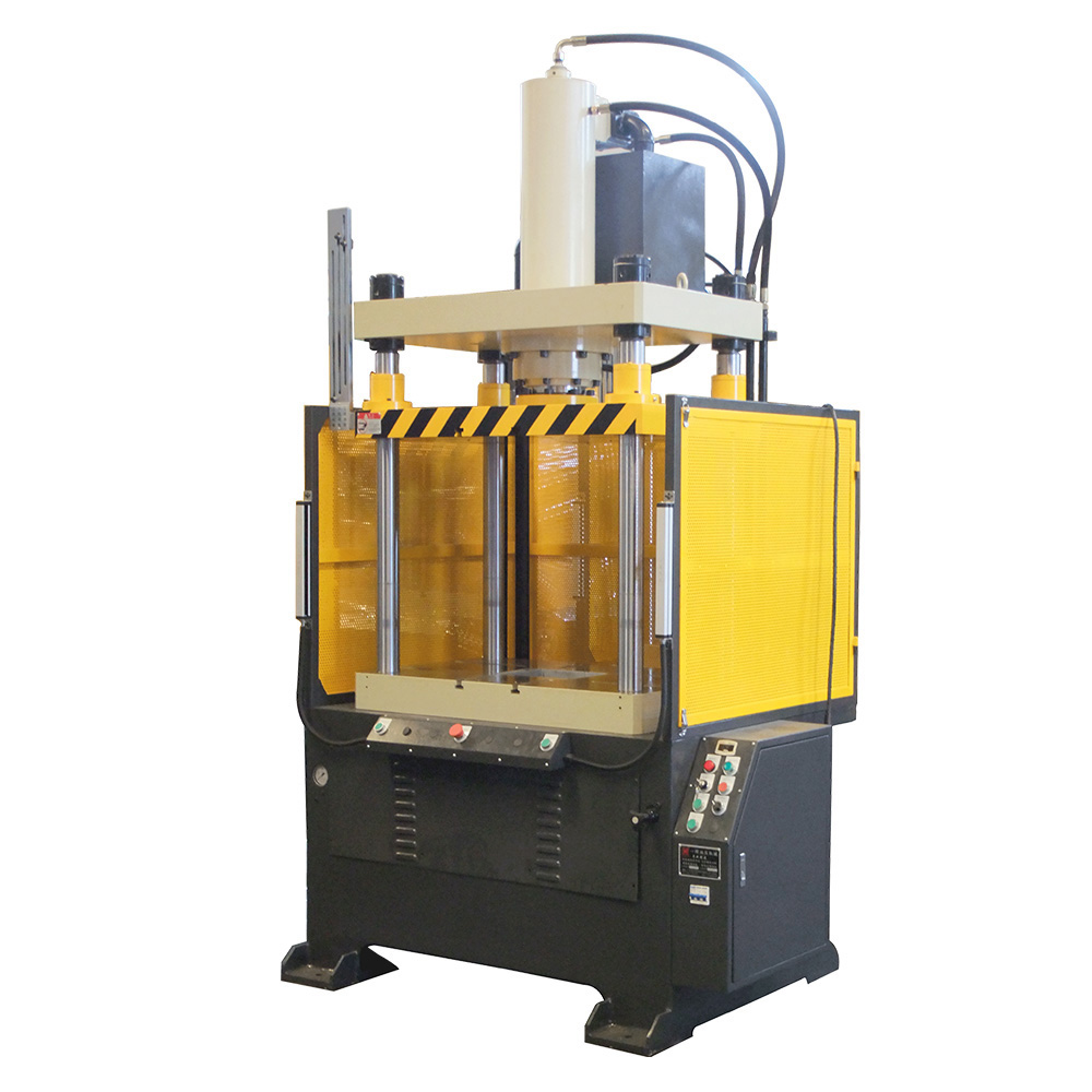 Aluminum Die Casting Flash Trim Scraps Deburring 30 Ton Hydraulic Press Machine