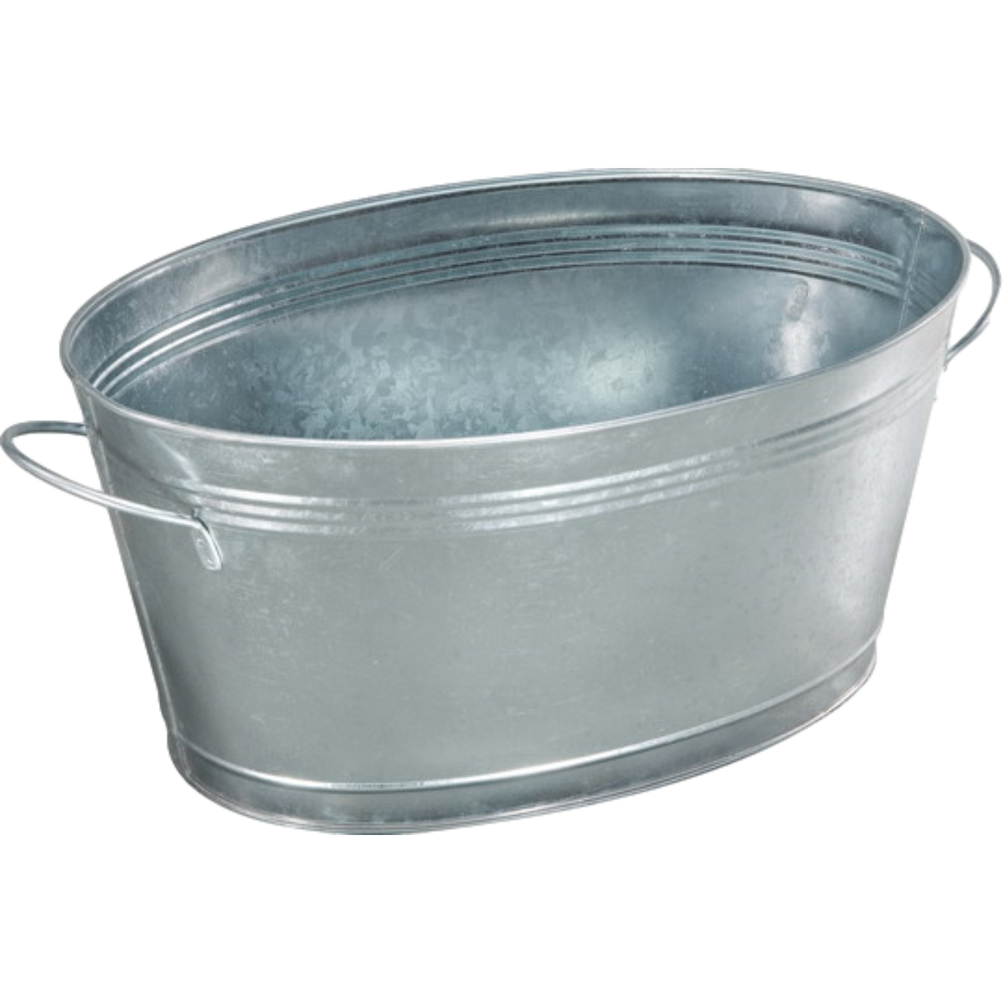 18L galvanized Tin Bucket Beer Wine ice cooler bucket metal champagne Ice Bucket Beverage tub