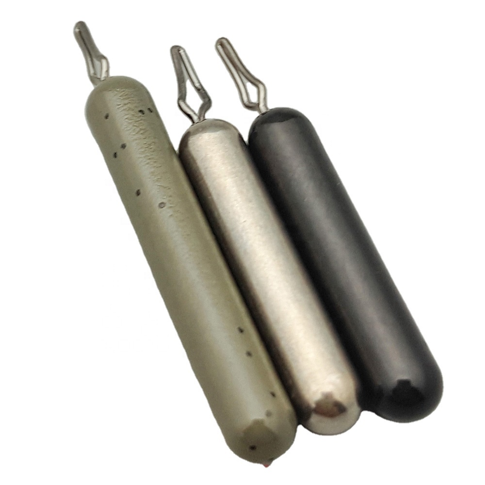 High quality Tungsten skinny drop shot weight  tungsten skinny cylinder fishing sinkers