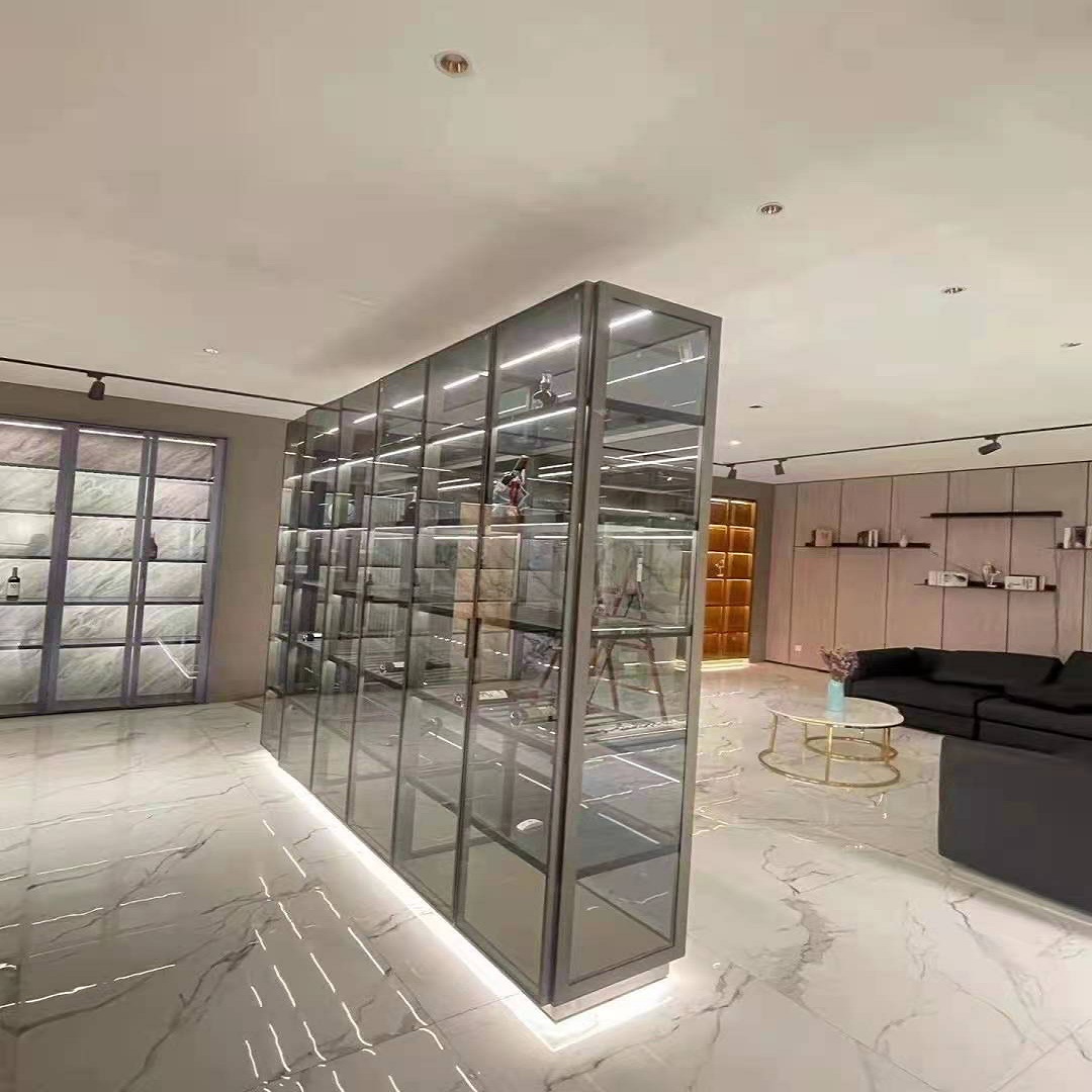 China Factory Price Comfortable Cabinet Liquor Display Cabinet Wine Glass Cabinet Display for Sale