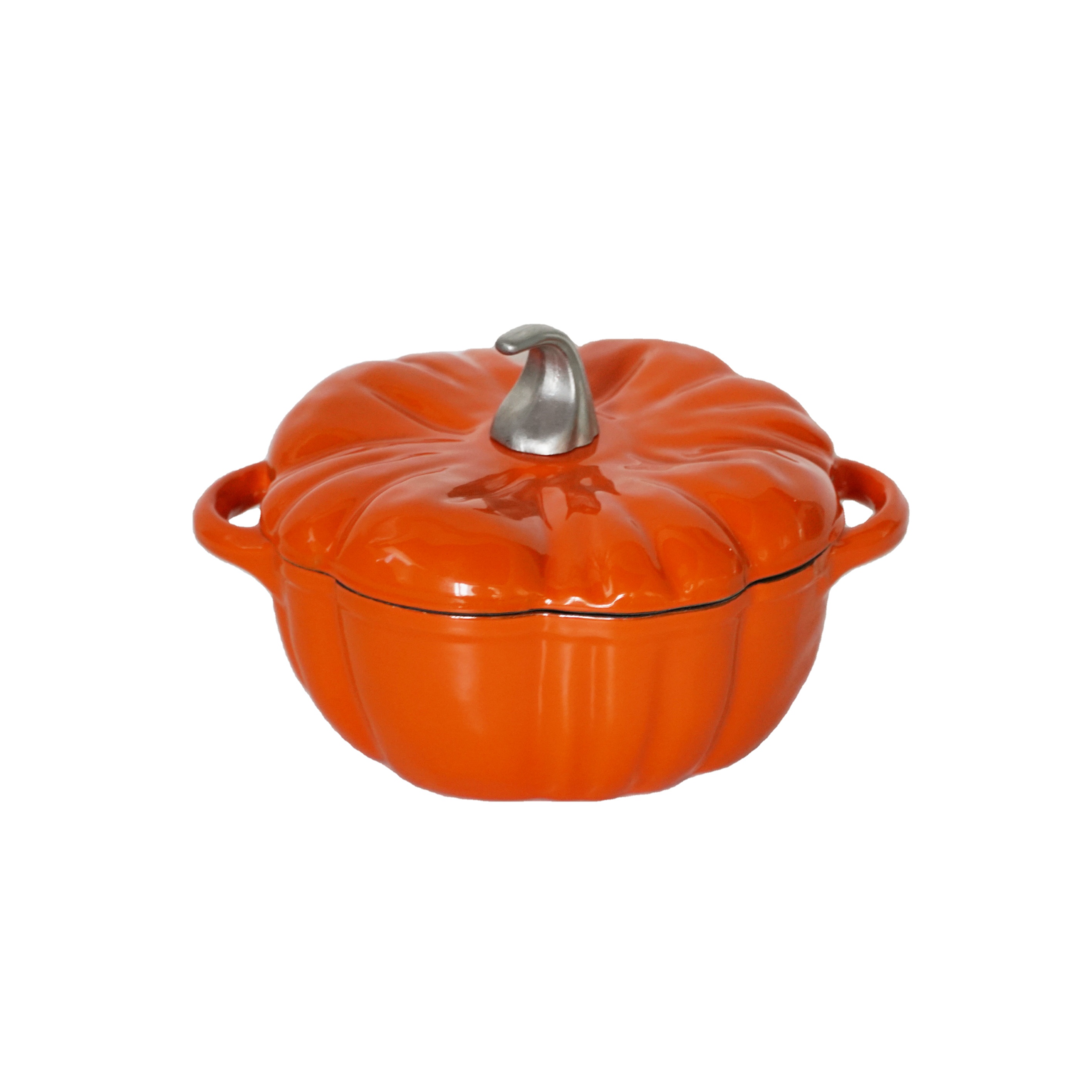 Enameled Cast Iron Dutch Oven Non Stick Bread Baking Pot With Lid Suitable For Bread Baking Use On Gas Electric Oven Red