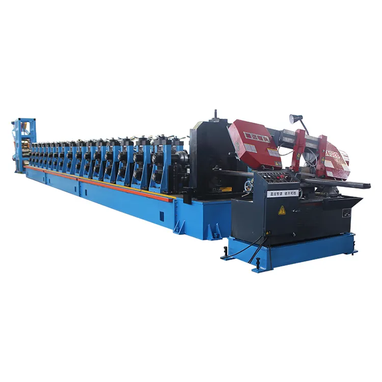 High Speed Automatic C Shape Steel Frame Metal Making Production Line C Purlin Cold Roll Forming Machine