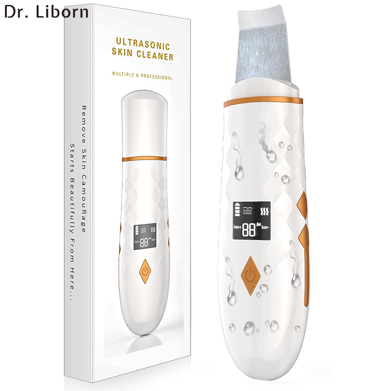 2021 Wholesale Sonic Facial Skin Scrubber Peeling Face Skin Spatula Ultrasonic Skin Scrubber