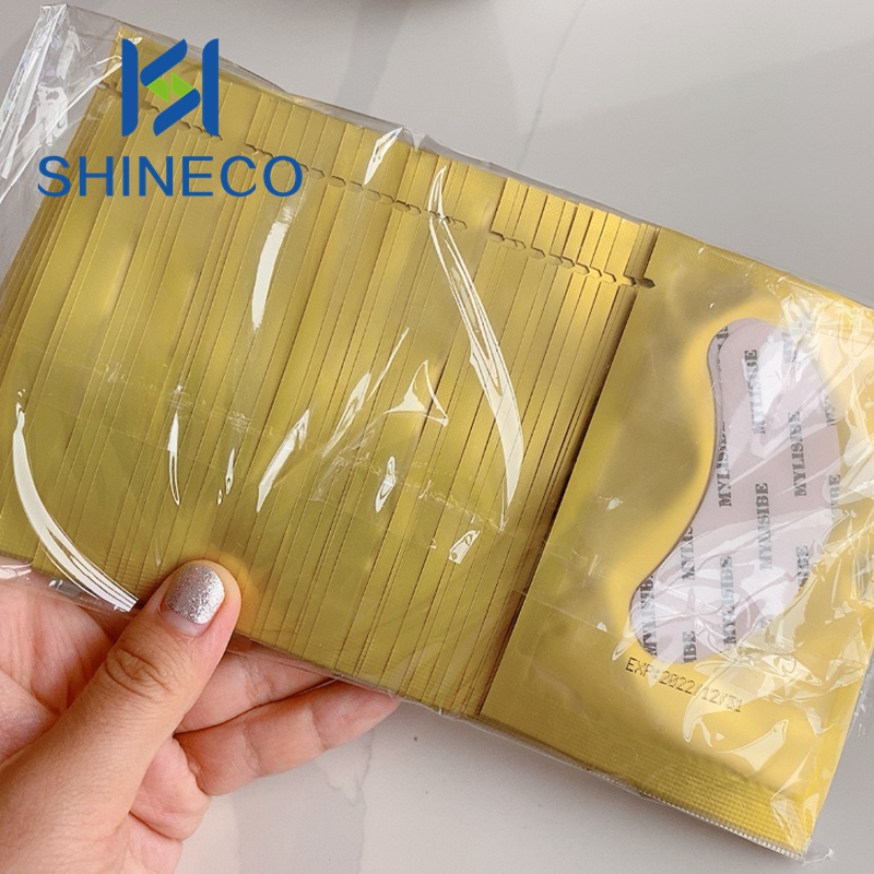 SHINECO Заводские индивидуальные логотипы, патчи для глаз без ворса под патчи, гелевые подушечки для наращивания ресниц
