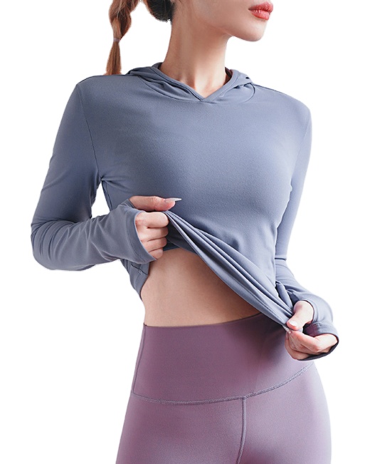 LULU Spring Fall Hooded Fitness Long Sleeve LULU Yoga Jacket For Women Slimming Sport Plus Size Coat