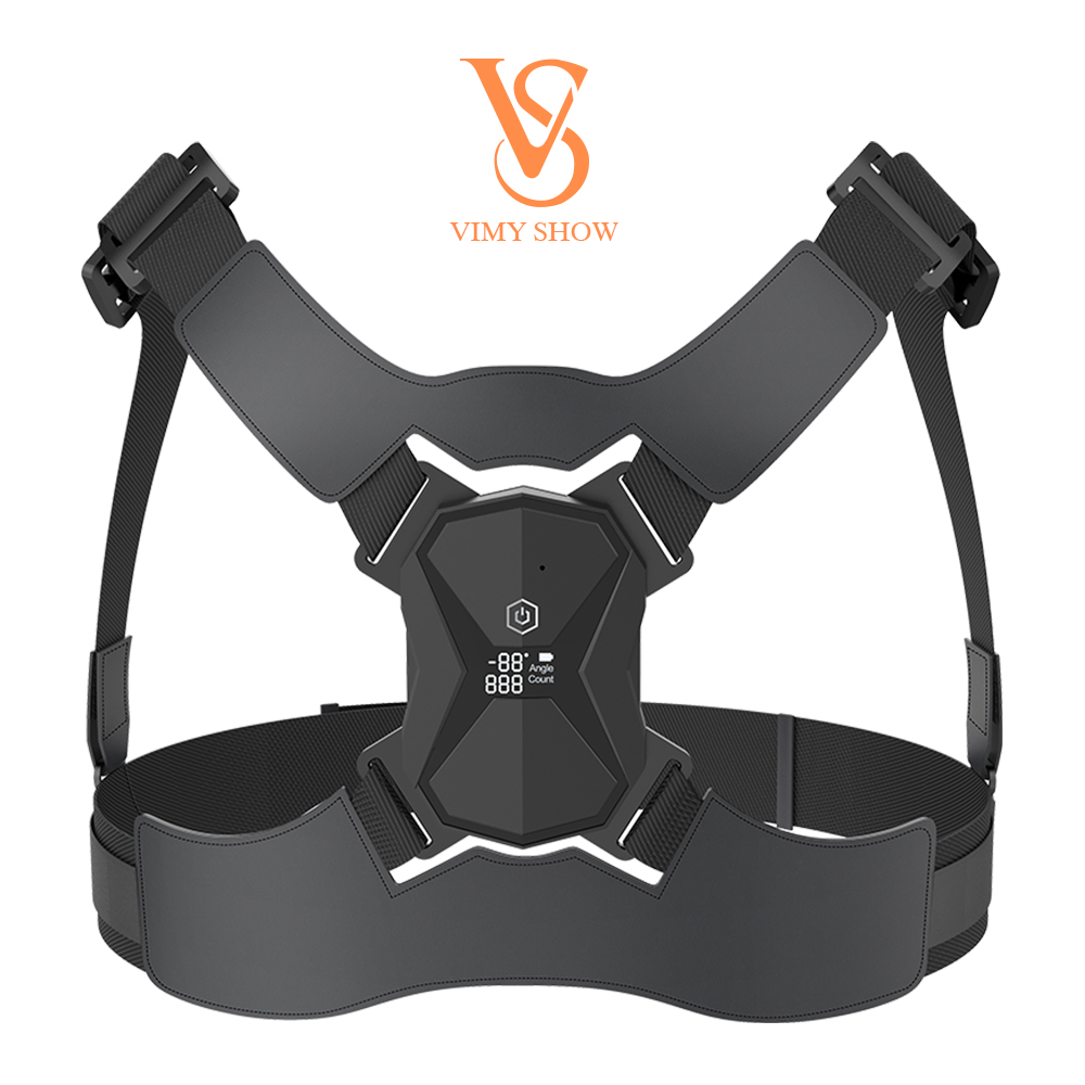 Intelligent Upper Back Clavicle Brace Smart Sensor Vibration Adjustable Shoulder Straightener Posture Corrector