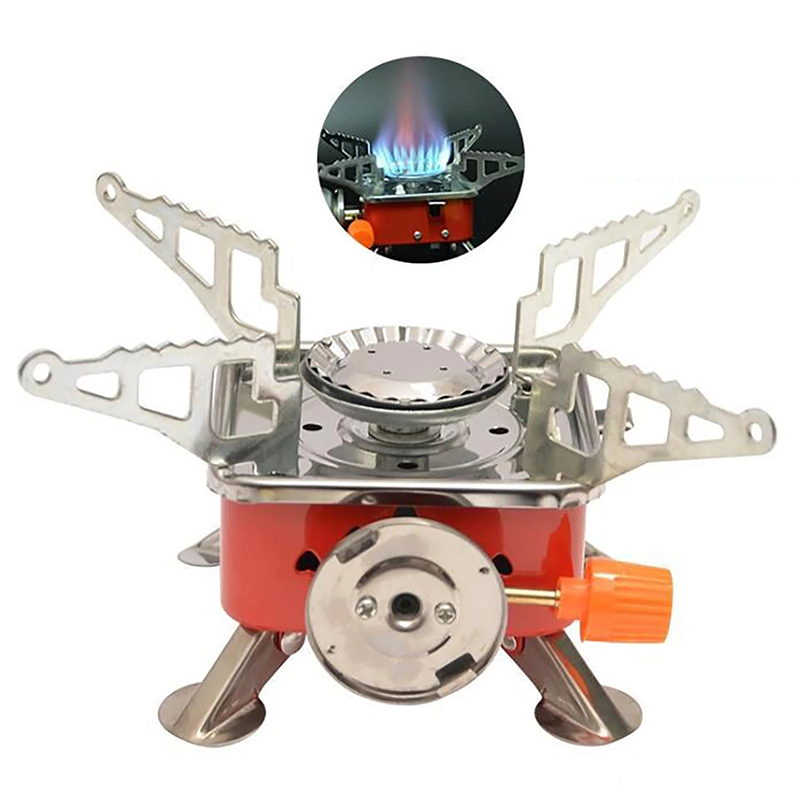 Mini Camping Cookout Folding Butane Burner Gas Stove