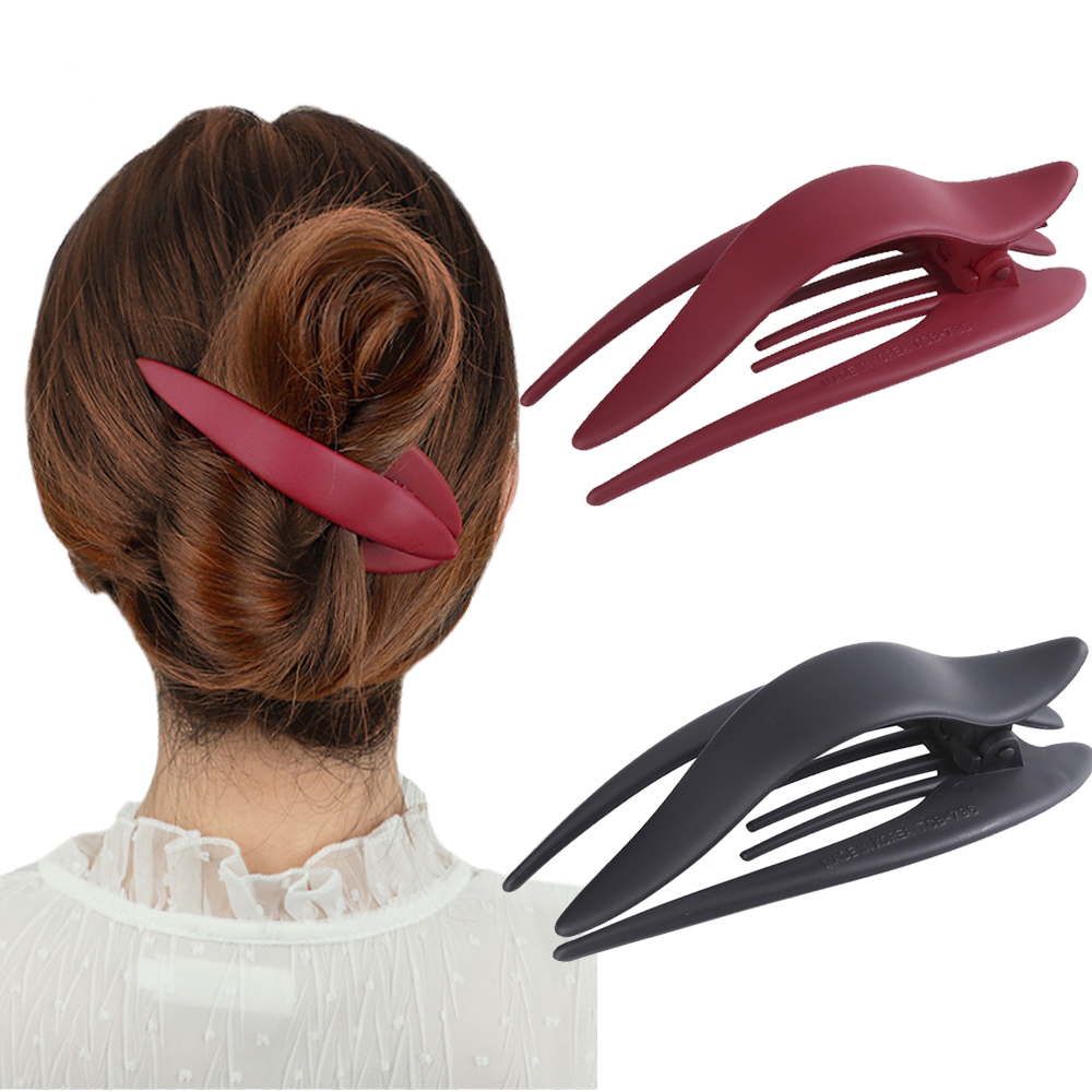 New Simple Shark Hair Claws Chic Colorful Hairpins Lengthed Makeup Washing Face Hair Styling Tool