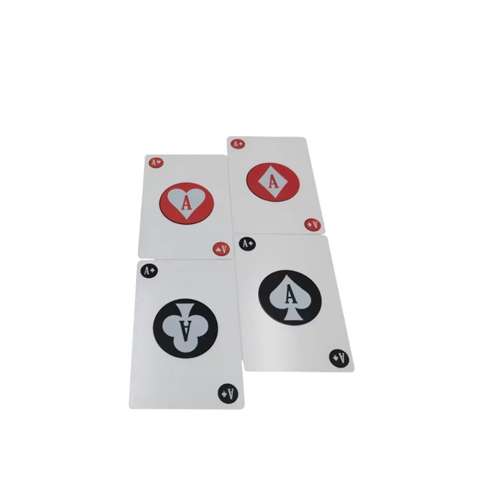 Free Sample Customized Personalized Transparent Plastic Waterproof Playing Cards for Sale