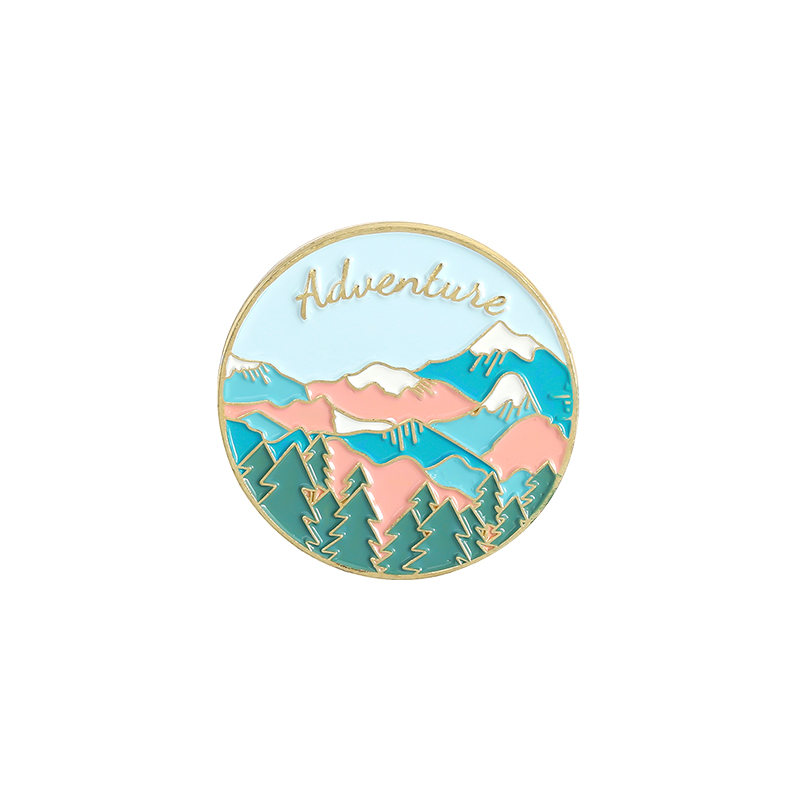 High Quality Custom Tree of Life lapel pin badge metal hard enamel Colorful Art Enamel Pin with custom backing card