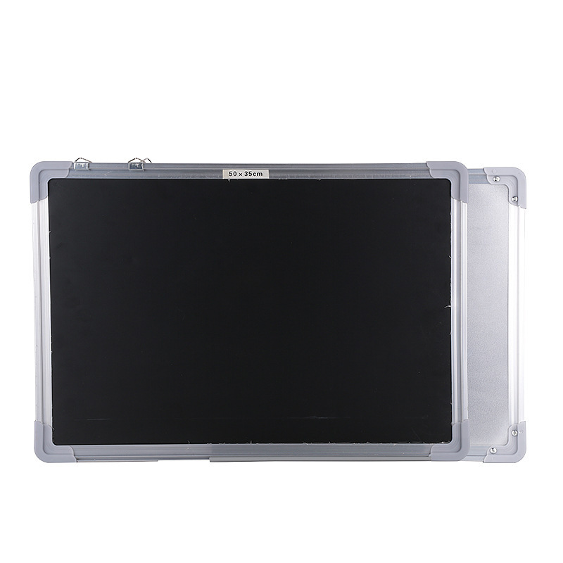 50*35CM Classrooms Aluminum Frame Writing Drawing Chalk Board Magnetic White Board For School