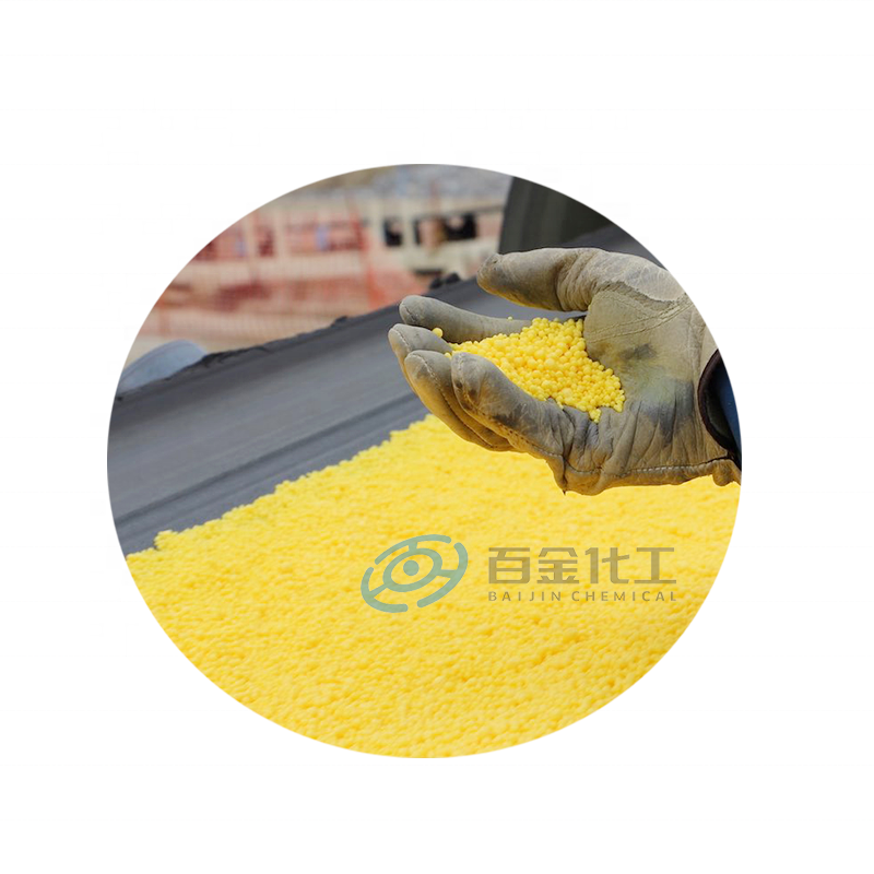 Baijin импортные гранулированные серные частицы 99.9% навалом