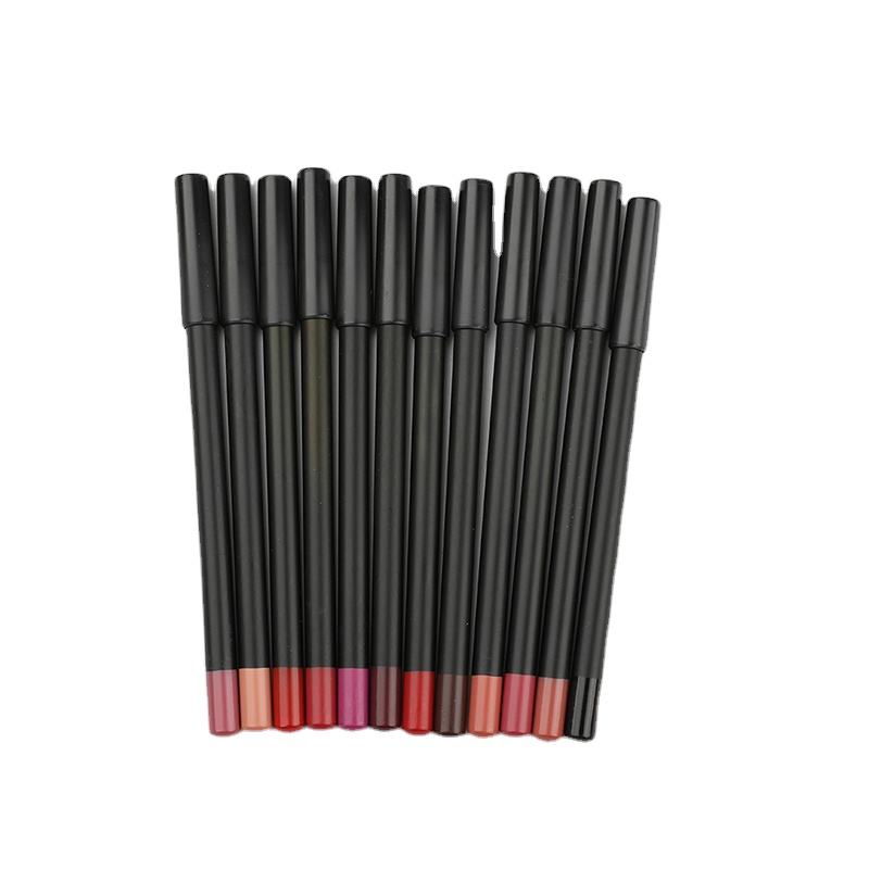 2021 new cream costum lip liner crayon matte brown creamy lipliner pencil nude vegan gel private label