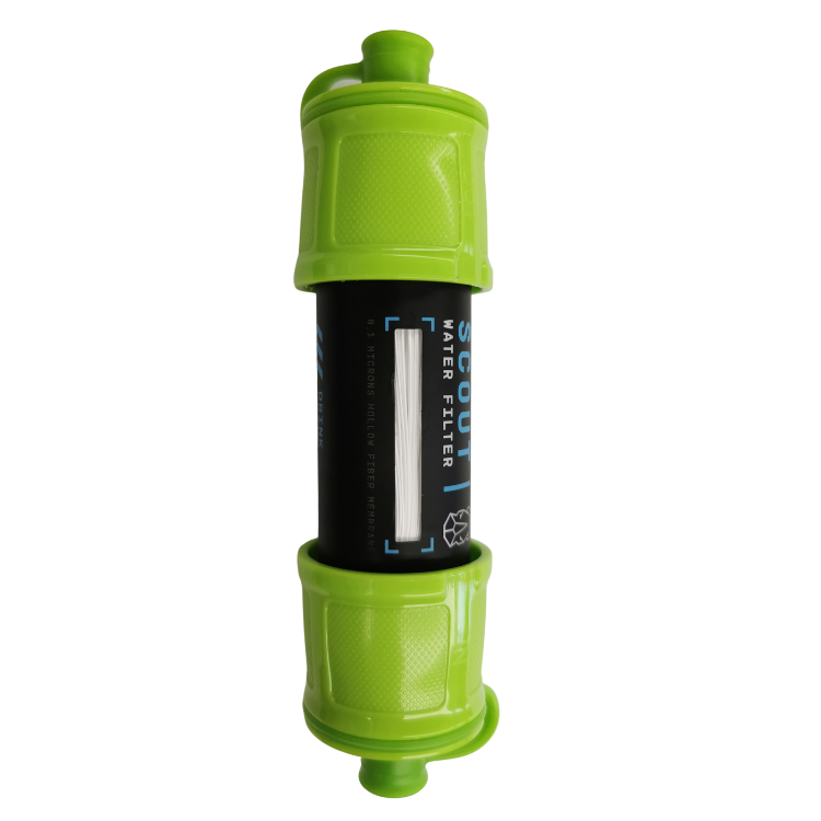 Camping hiking products Outdoor water filtration purifier straw drinking water treatment