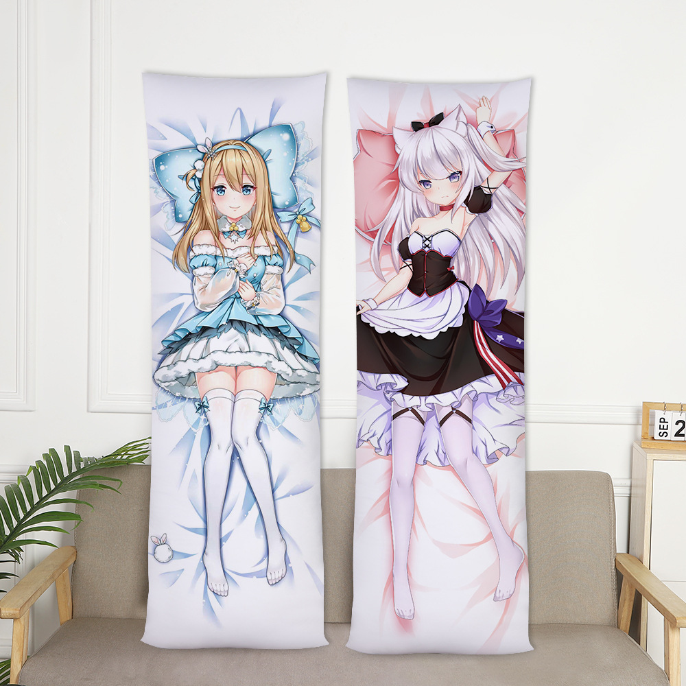 Dakimakura 50*150cm Custom Size Dakimakura Sexy Hugging Pillow Anime Print Body Pillow Naked Dakimakura Case Otaku Hentai