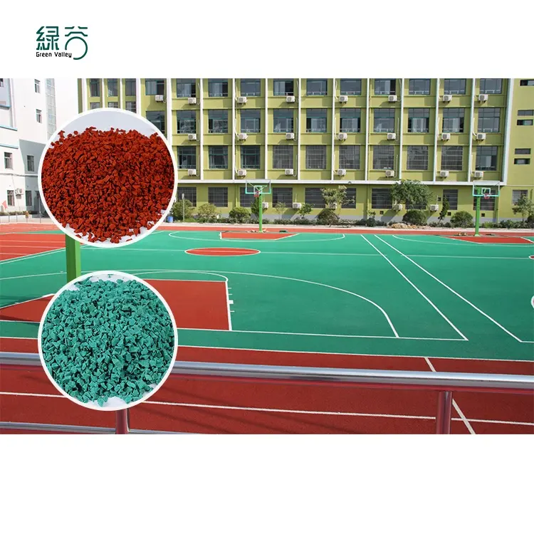 China Factory 1-3mm 2-4mm Non-Toxic EPDM Rubber Granules for Outdoor Playground and Running Track