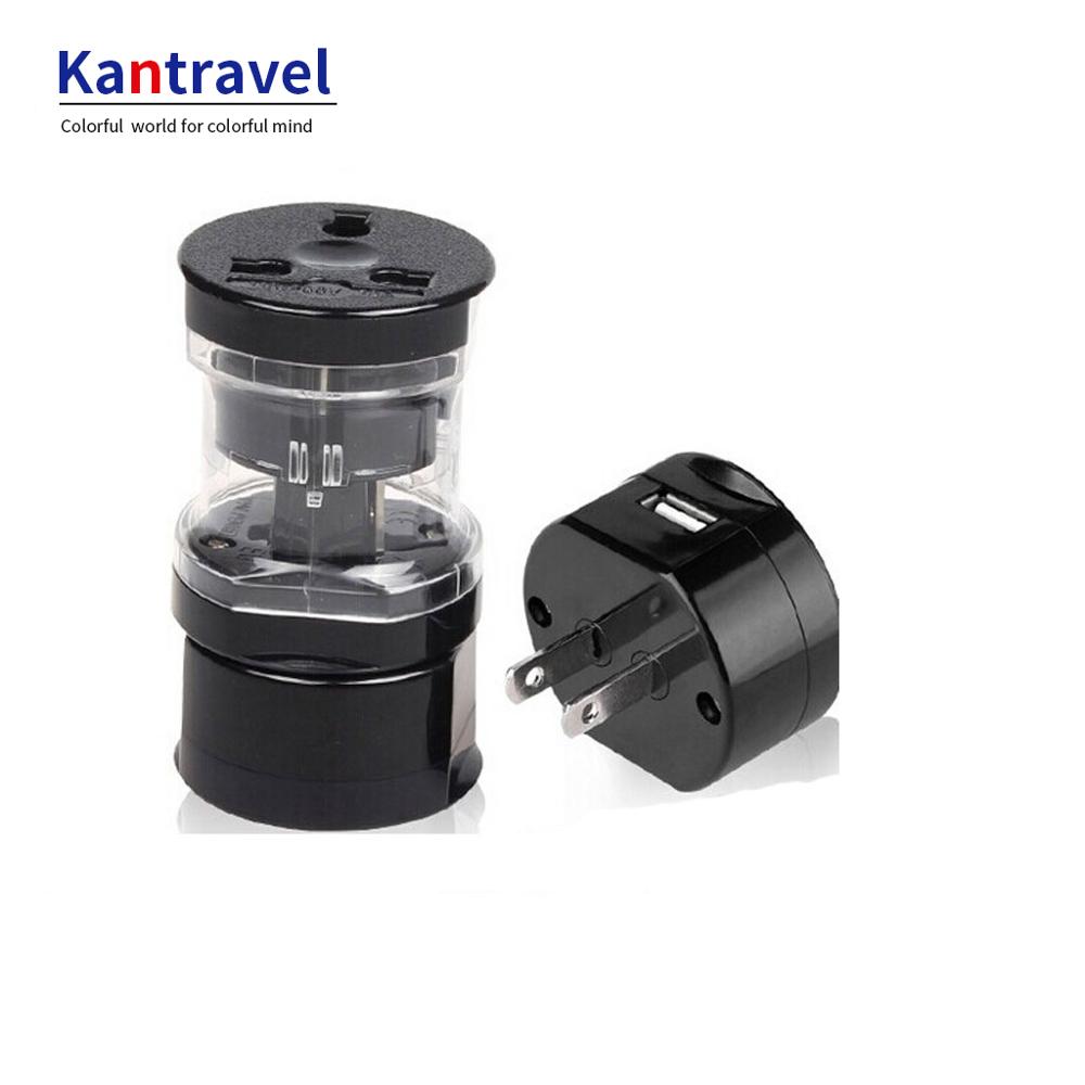 4 in 1 Universal Electricity Travel Adapter US Plug to Universal Outlet Converter