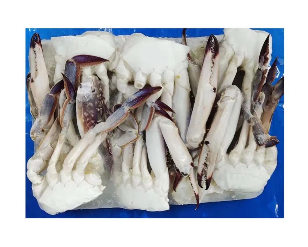 Свежие морепродукты замороженный синий плавучий Краб наполовину Ограненный плавучий Краб мясо замороженное BQF