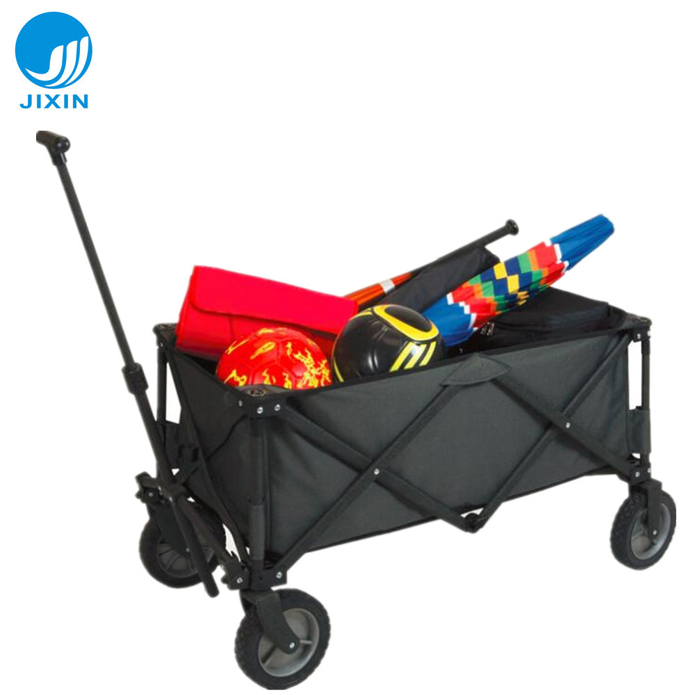 Outdoor Folding Beach Fishing Wagon Trolley Cart