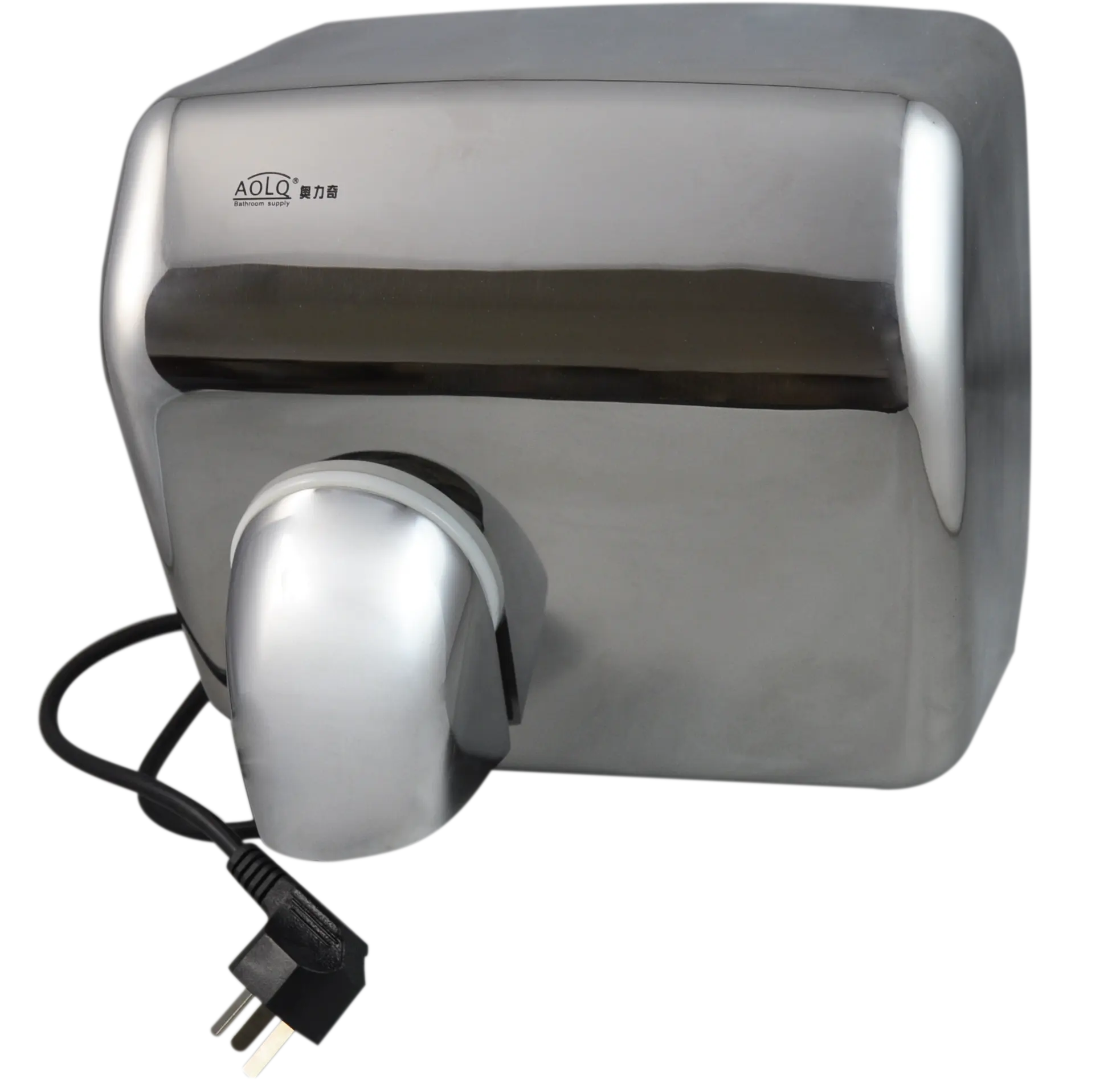 Wall mounted bio hand dryers,manual colourful hand dryers,stainless steel electrical hand dryers