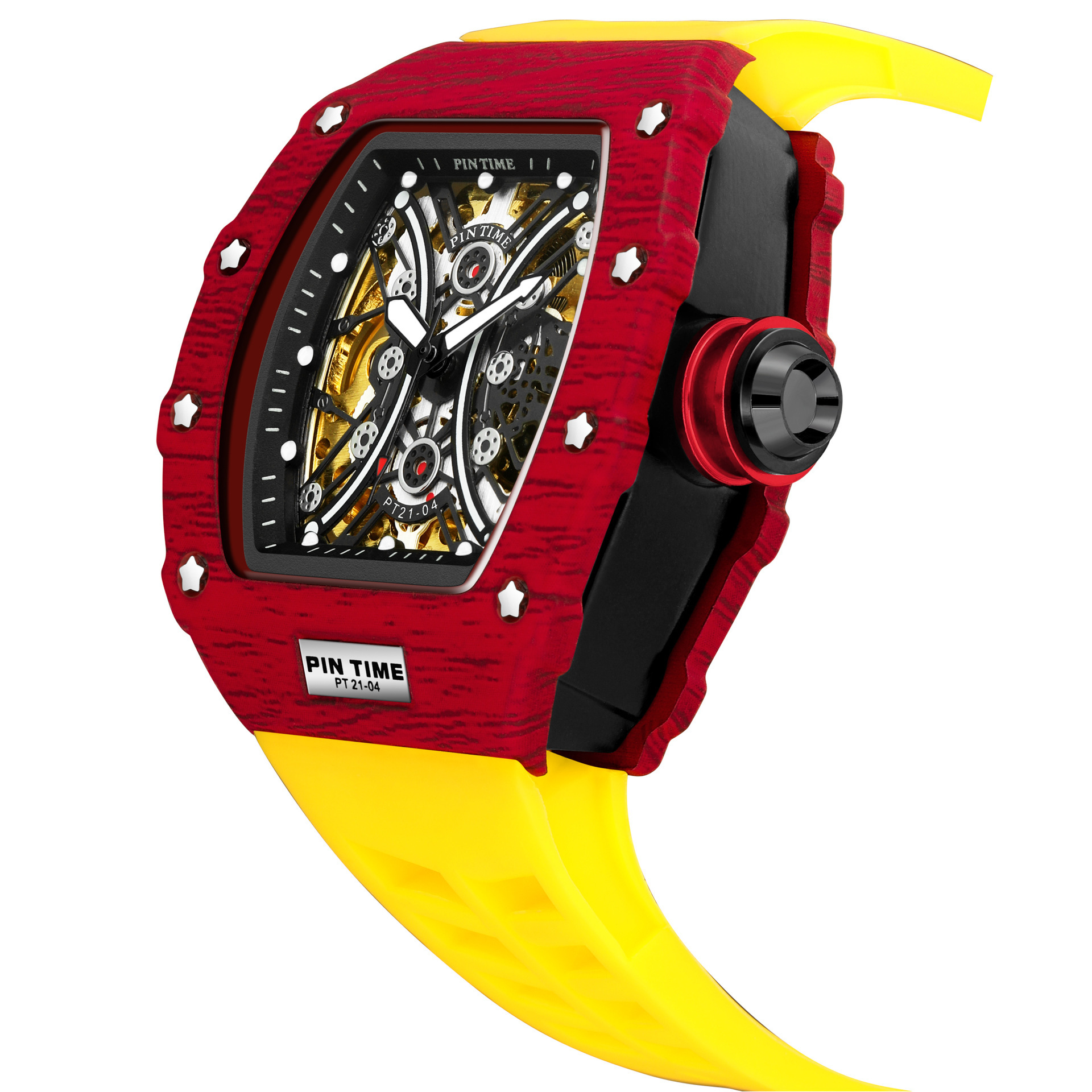 Top Brand Silicone RM Strap Automatic Luxury Custom Logo Men Mechanical Watches