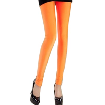 2021 Hot Workout Clothing Leggings Women's Elastic tik tok legging Sauna Leggings Fluorescent Candy Gaiter For Spring and Summer